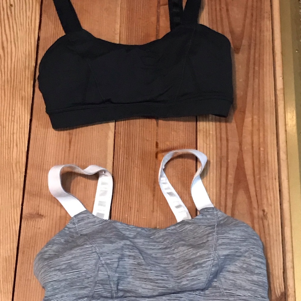 SOLD! 2 adjust me Lululemon spirts bras